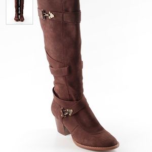 Leather Anthropologie boots